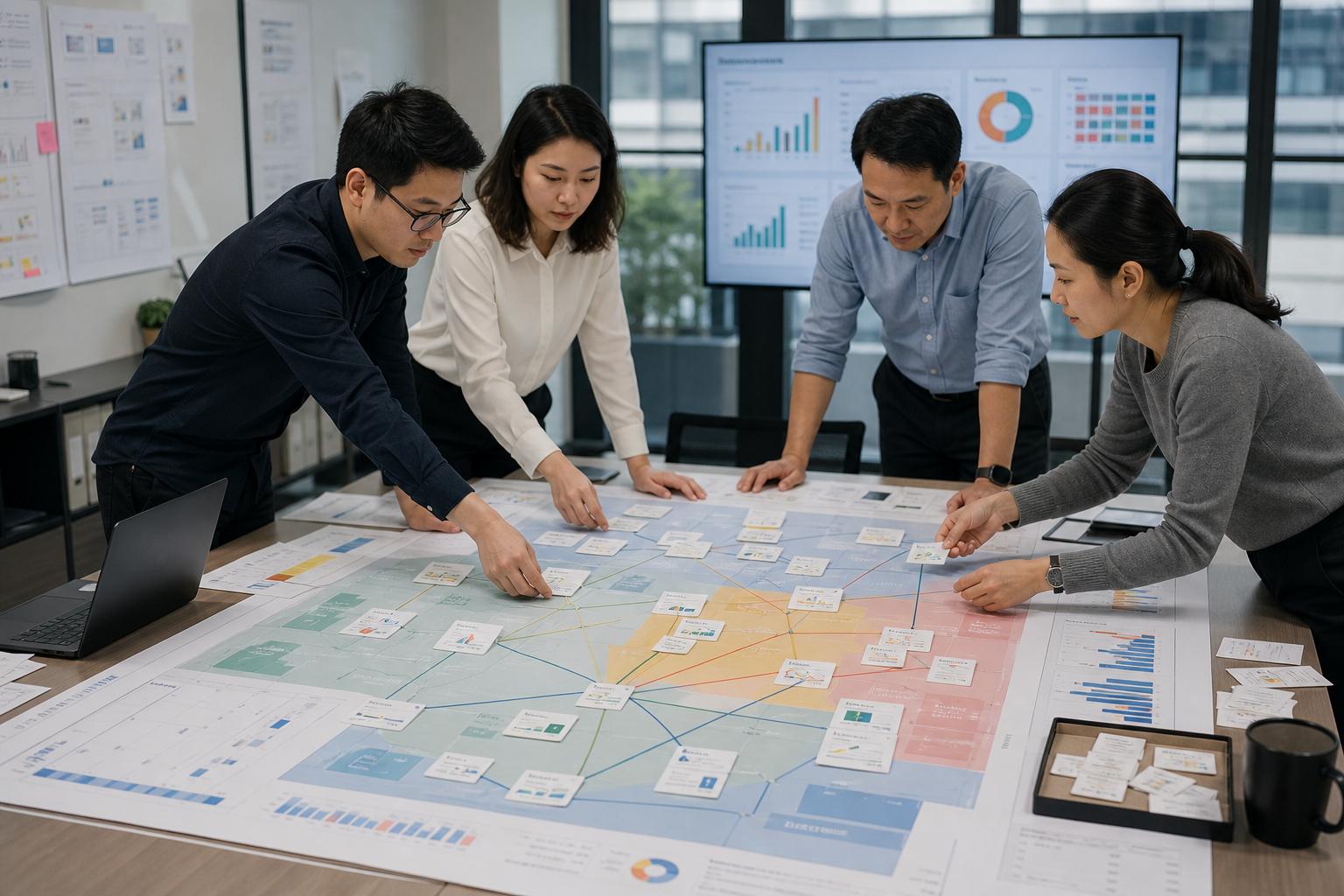 企业团队共同梳理 AI 使用结构与业务流程